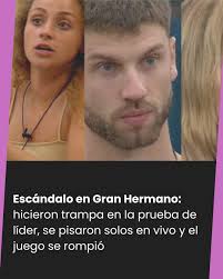 https://ow.ly/mBCo50VRLvZ Escándalo en Gran Hermano: hicieron trampa en la  prueba de líder, se pisaron solos en vivo y el juego se rompió