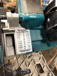 Makita Track Saw Conversion Chart Sticker Make Everything