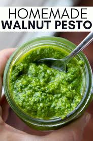 Homemade Walnut Pesto Mad About Food Recipe Homemade Pesto Sauce Pesto Sauce Walnut Pesto
