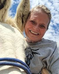 Halter breaking horses for individual attention at Whispering Dandelion Farm