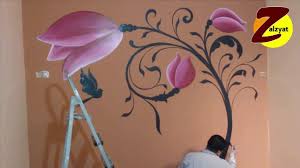 رسم استنسل سهل مع ورده Home Decor Decals Home Decor Decor