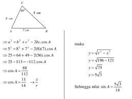 Contoh soal trigonometri kelas 10 dan pembahasannya dong 2302145 1. Contoh Soal Aturan Sinus Aturan Cosinus Dan Luas Segitiga Dan Jawaban