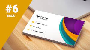 Do you want to create a business card that will not go out of style in the near future? 6 How To Design Business Cards In Photoshop Cs6 Colorful 3d Back Youtube