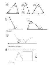Ks2 Missing Angles In A Triangle Year 4 5 6 Worksheet Notebook Teaching Resources Angles Worksheet Triangle Angles Finding Missing Angles Worksheet