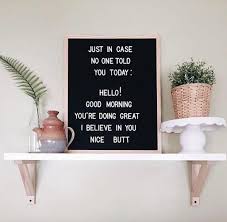 Letterboards Are You Funny Enough To Own One Nesting With Grace Felt Letter Board Diy Apartment Decor Message Board Quotes