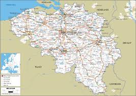 زمرہ:بلجئیم کے نقشہ جات (ur); Belgium Map Road Worldometer