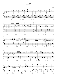 Descarga en pdf las partituras para piano faciles gratis. Amo Axel Sheet Music For Piano Solo Musescore Com