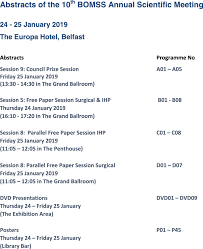 29 ogos 2016 hari / masa : Abstracts Of The 10th Bomss Annual Scientific Meeting Springerlink