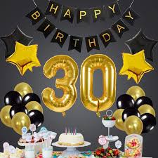 Some guys might see it as a last hurrah before finally making the full transition to adulthood. 30th Birthday Party Decor Gifts For Men Women Happy Birthday Black Banner Balloons Perfect 30 Years Old Party Supplies Ballons Accessories Aliexpress