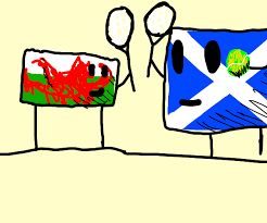 James thomson success consists of going from failure to failure without loss of enthusiasm. Wales Scotland Playing Tennis Drawception