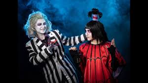 Beetlejuice cartoon beetlejuice saves lydia from sand worm episode worm welcome youtube. Beetlejuie Cosplay Lydia Deetz And Beetlejuice Aniventure Comic Con Bulgaria 2019 Youtube
