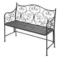 Cole Grey Metal Entryway Bench Hierro Forjado Forjado Living