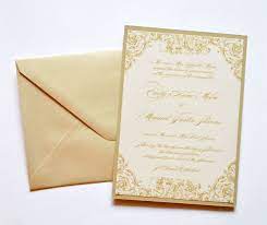 Pin By Andrea Ochoa On Wedding Gold Wedding Invitations Ivory Wedding Invitations Wedding Invitations