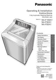 Thousands of products for same day delivery £3.95, or fast store collection. Panasonic Na F100a1 Operating Installation Instructions Manual Pdf Download Manualslib