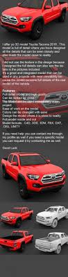 No returns on 3d printed parts. Toyota Tacoma Rc Car Stlfinder