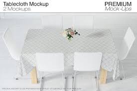 Tablecloth Mockup Set Mockup Mockup Free Psd Psd Mockup Template