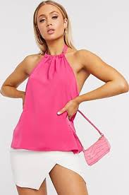*kommt nicht mit dem dargestellten gürtel* material: Neckholder Tops Elegant Online Shop Bis Zu Bis Zu 75 Stylight
