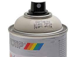 Spray Paint Motip Ral 1013 High Gloss Pearl White 400ml
