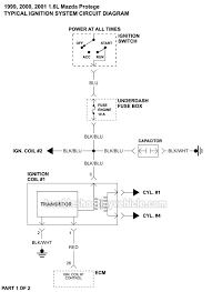 An assistant then cranks up the engine. Ignition Coil Circuit Wiring Diagram 1999 2001 1 6l Mazda Protege
