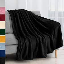 Discover your cozy blanket today! Pavilia Fleece Blanket Throw Super Soft Plush Luxury Flannel Throw Lightweight Microfiber Blanket For Sofa Couch Bed Black 50x60 Inches Walmart Com Walmart Com