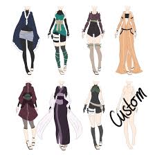 Dreams Come True Various Naruto X Reader Discontinued Art Clothes Anime Outfits Ninja Outfit