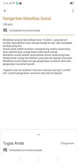 Mobilitas berasal dari bahasa latin mobilis yang berarti mudah dipindahkan atau banyak bergerak dari satu tempat ke tempat yang lain. Pengertian Mobilitas Sosial Brainly Co Id