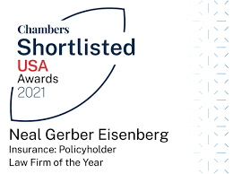 A policyholder is a person or entity whose name appears on the records of the insurance firm. Nge Insurance Policyholder Group Shortlisted For Chambers Usa Law Firm Of The Year Award Neal Gerber Eisenberg Website
