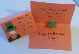 :)oooooooo a black deck of cards!: How To Make A Pop Up Shamrock Card For St Patrick S Day Duck Duck Goose Fun