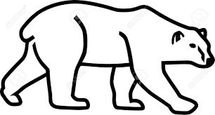 Polar Bear Silhouette Outline Royalty Free Cliparts Vectors And Polar Bear Outline Bear Silhouette Polar Bear Drawing