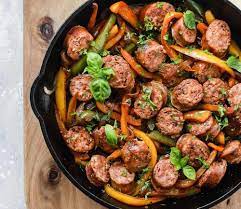 If you want to turn up the heat, you can always add a few extra red pepper. Italian Sausage Onions And Peppers Skillet Ready In Less Than 25 Minutes