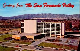San Fernando Valley State College 1973 Postcard San Fernando Valley San Valley