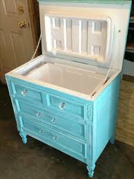 Tip Of The Day Monday Cool Cooler Turn An Old Dresser Into A Cooler Furniture Makeover Furniture Makeover Diy Repurposed Furniture