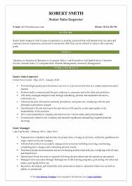 We have locations in baton rouge, new orleans, lafayette, shreveport & houston and offer industry leading termite damage warranties to qualified homes. Sales Inspector Resume Samples Qwikresume