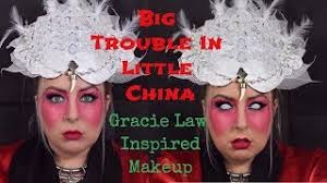 Big Trouble in Little China Gracie Law Makeup #31daysofhalloween2017