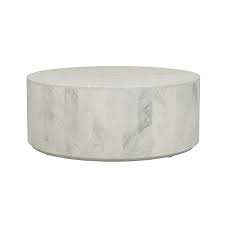Sip a beverage or two while relaxing in your living room, enjoying a chic atmosphere in the comfort of your home. Elle Round Block Coffee Table White Marble Moorabbin Home Furnishers