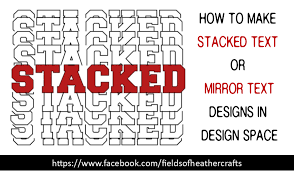 Download free dafont fonts for windows and mac. Making A Mirror Or Stacked Text Design In Design Space