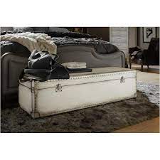 From dressers, media chests and bedroom benches, ashley's got the polished look that will keep everything you need safely tucked away. 1610 90019 Wh Hooker Furniture Arabella Bedroom Storage Bench