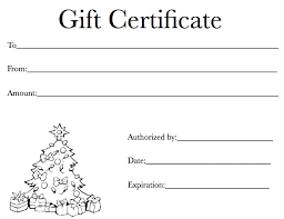 Black And White Gift Certificate Template Free 2 Templates Example Templates Example