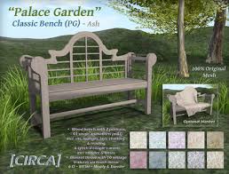 The best garden benches for your outside space; Second Life Marketplace Circa Palace Garden Classic Bench Pg Ash