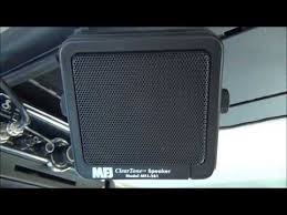 Never seen one in a car, kinda neat i think! Review Of The Rectangular External Speaker For Ham Radios Youtube