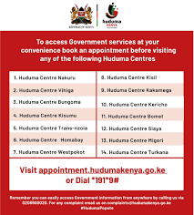 The most effective solution is to visit a nearby kra office or huduma centre. Huduma Kenya Posts Facebook
