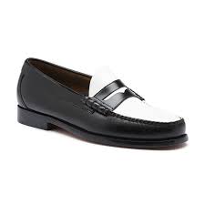 Black And White Penny Loafers Larson Colorblock Weejuns G H Bass Co In 2020 Best Mens Loafers Penny Loafers Loafers