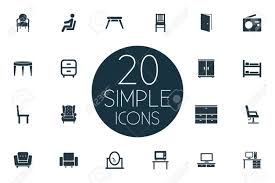 Maybe you would like to learn more about one of these? Vector Illustration Set Of Simple Furniture Icons Elements Locker Royalty Free Cliparts Vectors And Stock Illustration Image 84986017