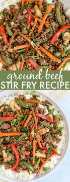 Incredibly Easy Ground Beef Stir Fry Recipe Ground Beef Sauteed With Vegetables In A Mos Beef Recipes For Dinner Ground Beef Recipes Healthy Beef Recipes Easy