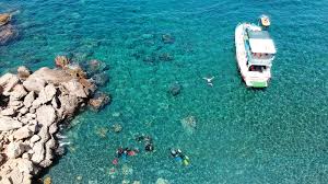 Gökçeada berrak deniziyle dalış tutkunlarını ağırlıyor