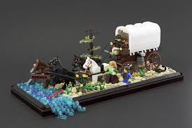 Hazardous River Crossing Ahead The Brothers Brick Lego Lego Projects Lego Creations