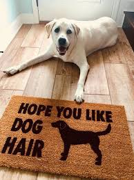 Hope You Like Dog Hair Door Mat Dog Doormat Pet Lover Home Etsy In 2020 Dog Hair Dog Decor Dog Love