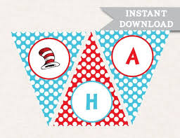 8 free printable posters featuring quotes from dr. Free Printable Dr Seuss Banner Printable Novocom Top