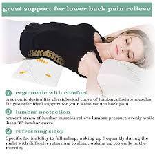 Read about low back pain signs, symptoms, backache treatment, and diagnosis. Buy Easylife185 Soft Memory Foam Sleeping Pillow For Lower Back Pain Multifunctional Lumbar Support Cushion Online At Low Prices In India Amazon In