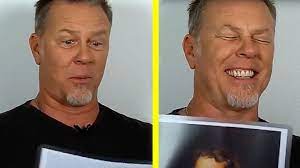 Honestly, i never drank nearly as much as metallica frontman james hetfield. Here S Two Minutes Of James Hetfield Giggling At Old Metallica Photos Society Of Rock